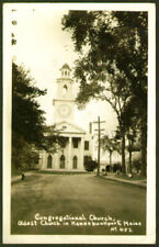 Congregational Church Kennebunkport ME RPPC 1935 picture