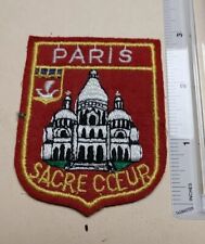 Paris France Felt Patch Sacre Coure Cathedral 3