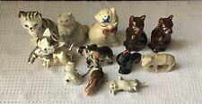 Collection Of 12 Porcelain/ Ceramic/ Other Animal Figurines, 1 Is A Salt Shaker picture