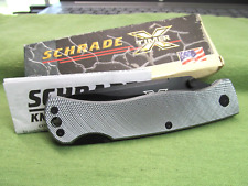 NIB Schrade X-Timer 70TX Aluminum Handle Lockback Knife - First Production Run picture