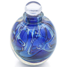 Robert Eickholt 1986 Art Glass Perfume Bottle Decanter with Stopper picture