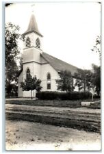 c1940's Catholic Church View Howard South Dakota SD RPPC Photo Postcard picture