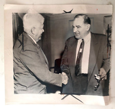 1954 Press Photo Senator Joe McCarthy with Defense Secretary C. E. Wilson picture