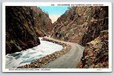 Colorado~The Narrows In Big Thompson Canon @ Rocky Mtn Natl Park~Vintage PC picture