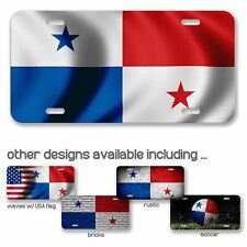 High Grade Aluminum License Plate - Flag of Panama (Panamanian) - Many Options picture