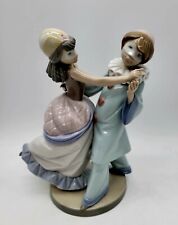 Lladro Figurine 5452 Masquerade Ball Masked Boy and Girl Dancing Stamped 9.5