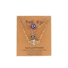 Evil Eye Necklace Protection Amulet Adjustable Chain Make Offer picture