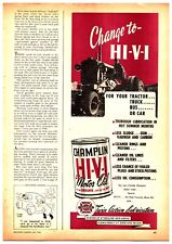 1948 Champlin HI-VI Motor Oil - Original Print Advertisement (5.5in x 11in) picture