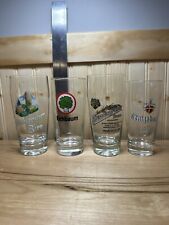 German Beer Glasses -lot Of 4 picture