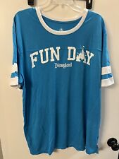 Disneyland Parks ‘Fun Day’ Blue Shirt Size 1X  picture