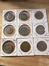 Rare Coins, US and World coins.  9 coins picture