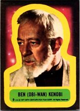 1977 Topps Star Wars #9 Ben (Obi-Wan) Kenobi Stickers picture