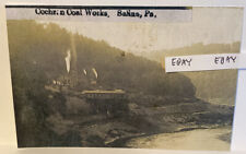 EARLY SALINA PA. COCHRAN COAL WORKS COKE OVENS TIPPLE POWER HOUSE + NEW POSTCARD picture