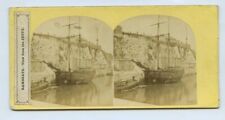 Ramsgate Harbour & Sailing Ship - c1860s Stereoview By Poulton picture