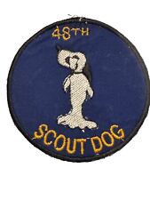 Vietnam War Patch SNOOPY 48th Scout Dog Platoon Combat Tracker Military Badge picture