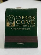 Vintage Un-Struck Matchbook Cypress Cove Nudist Resort Florida picture