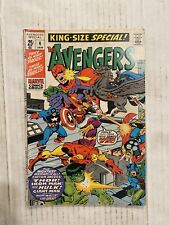 THE AVENGERS KING-SIZED SPECIAL 4 (Marvel 1971) Stan Lee & Jack Kirby RD picture