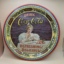Vintage 1976 Coca Cola 75th Anniversary Metal Commemorative Serving Tray picture