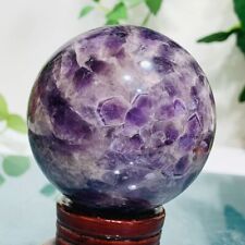 529g Natural Dream Amethyst Quartz Sphere Crystal Ball Healing Reiki Decoration picture