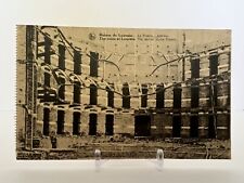 Vintage 1919 Military World War 1 The Ruins at Louvain Interior Of The Theatre picture