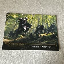 LOTR Fellowship Of The Ring #77 The Battle Of Amon-Hen Card Topps 2001 picture