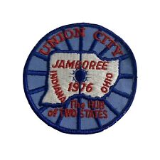 Vintage Boy Scout Union City Jamboree 1976 Cloth Back BSP3-A2 picture