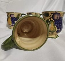 NEW 4 Home Trends Granada Coffee Tea Mugs CUPS Retired 4.5