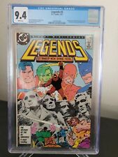 LEGENDS #3 CGC 9.4 GRADED 1987 DC COMICS 1ST APPEARANCE OF NEW SUICIDE SQUAD picture