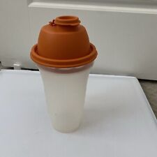Tupperware 844-26 Quick Shake Blender Mixer Shaker With Insert Red Orange   (c3) picture