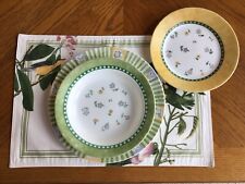 Corelle Dishes “Classical Garden” 3 Piece Place Setting by Corning Vintage picture