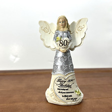 2020 Pavillion Gift, Elements 80th Birthday Angel Heart Figurine Sculpture 82475 picture
