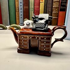 Paul Cardew - Miniature Writers Desk Detective Stores Mini Teapot Typewriter picture
