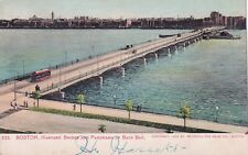 Postcard MA Boston Massachusetts Harvard Bridge Back Bay Panorama c.1900s H3 picture
