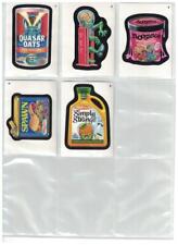 2024 Wacky Packages ALL NEW SERIES COMPLETE SET OF ALL 5 CARDS  ATTACKY PACKAGES picture