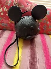 Danielle Nicole Disney Mickey Mouse Head Black 3D Crossbody Purse Bag NWT picture