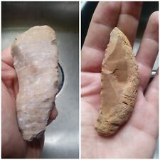2 Authentic Native American Indian Side Knife  Scrapper Cutting Tool. Duck River picture