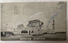 Gas & Oil Service Station~Postcard 1946 Covey Gas & Oil Company Wyoming picture