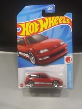 Hot Wheels '90 Honda Civic EF HW J-Imports Series #7/10 Red Diecast 1:64 Scale picture