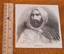 Harper's Weekly 1860 Sketch Print ABD-EL-KADER picture