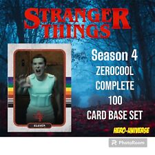 2023 Zerocool Stranger Things Season 4 Complete 100 Card Base Set  picture