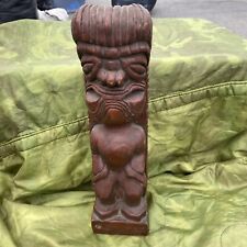 Creed Totems Anchorage Alaska Hand Carved Wood Statue picture