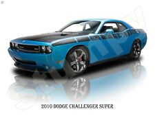 2010 Dodge Challenger Super Metal Sign 9