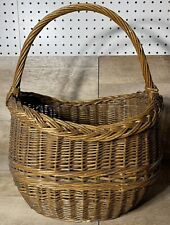 Vintage French Market Basket Approx 17” High picture