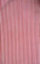 Red & White Stripes Cotton Fabric 36 1/2