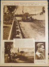 1915 Sunday Rotogravure Page - Death Curve of Auto Race Track - Ralph DePalma picture