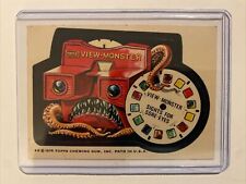 Vintage Topps 1975 Wacky Packages - VIEW-MONSTER -Trading Card Sticker picture