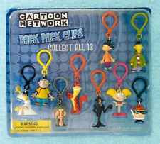 Cartoon Network VTG Backpack Clips Set of 9 Sealed Vending Display Package NOS picture