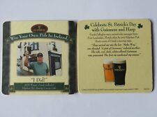Beer Coaster - Guinness - Win Your Own Ireland Pub - 1995 Winner Frank Gallagher picture