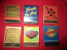 6 Vintage 1940/1950's CLASSIC MATCH BOOKS picture