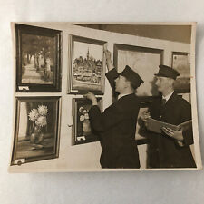 Vintage Press Photo Photograph Great Western Railway Art Painting Exhibit 1933 picture